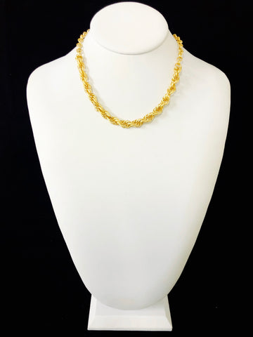 GOLD ROPE NECKLACE