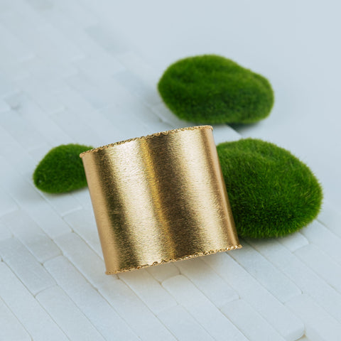 LARGE GOLD PLAIN CUFF